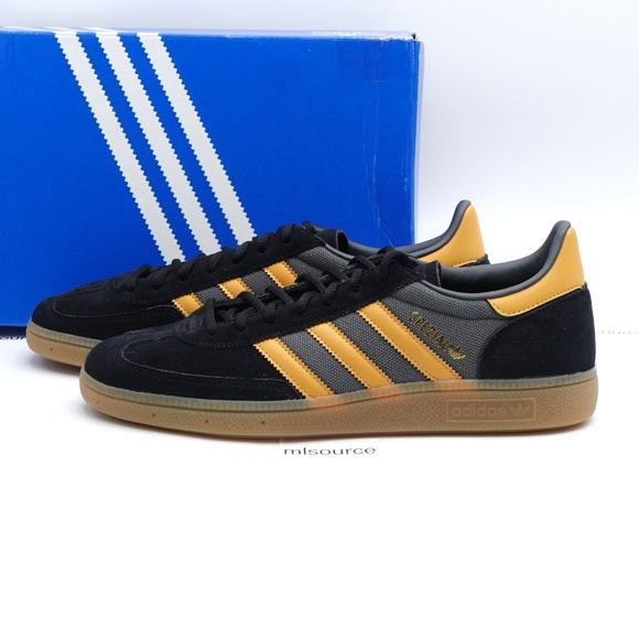 NEW Size 10 Men's adidas Originals Handball Spezial Sneakers IF9528 Core Black - Picture 1 of 7